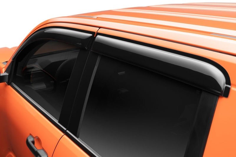 AVS 2024 Toyota Tacoma Smoke Ventvisor 4 - Piece Side Window Deflectors - Outside Mount | avs94270 - JDMuscleSPK796109