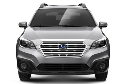 AVS Aeroskin Low Profile Hood Protector for Subaru Outback (2015 - 2017) - Chrome - JDMuscleSPK793816