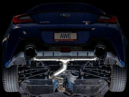 AWE [13 - 22 BRZ / 17 - 21 Toyota 86 / 22 GR86] Track Edition Catback Exhaust w/ Diamond Black Tips | 3020 - 33279 - JDMuscleCat Back Exhaust Systemawe3020-33279