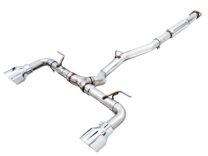 AWE 13 - 24 BRZ / 17 - 21 Toyota 86 / 22 - 24 GR86 Track Edition Catback Exhaust w/ Chrome Silver Tips | 3020 - 32279 - JDMuscleCat Back Exhaust Systemawe3020-32279