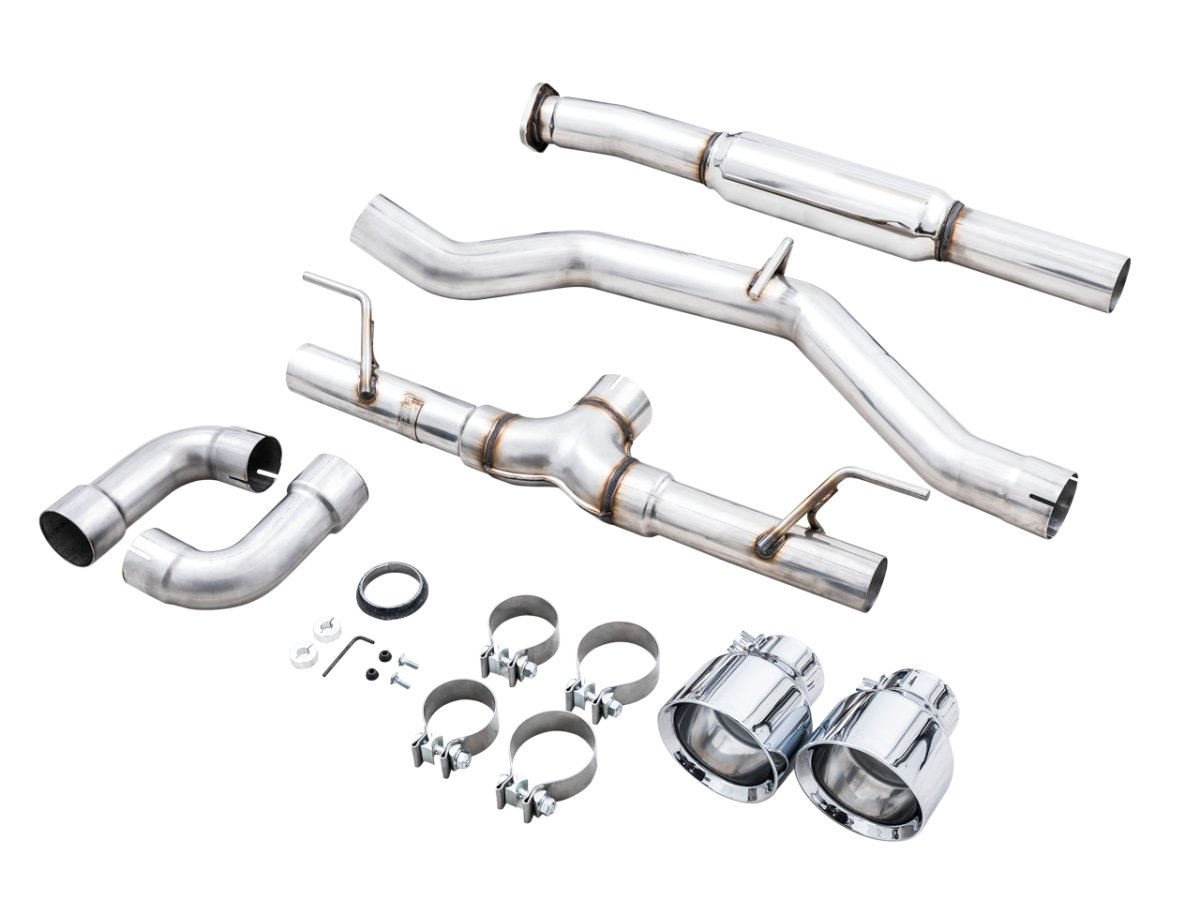 AWE 13 - 24 BRZ / 17 - 21 Toyota 86 / 22 - 24 GR86 Track Edition Catback Exhaust w/ Chrome Silver Tips | 3020 - 32279 - JDMuscleCat Back Exhaust Systemawe3020-32279