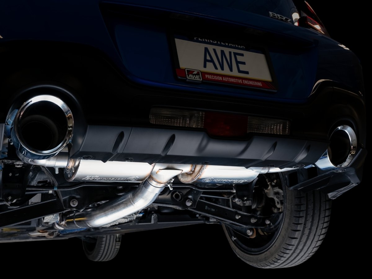 AWE [13 - 25 BRZ/FRS/86]Touring Edition Catback Exhaust w/ Chrome Silver Tips | 3015 - 32486 - JDMuscleCat Back Exhaust Systemawe3015-32486