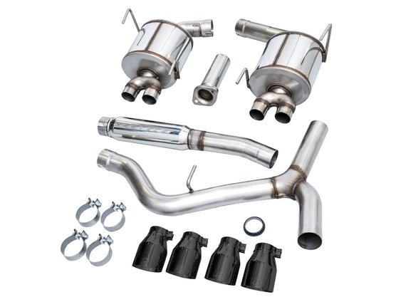 AWE [22 - 26 WRX] Touring Edition Catback Exhaust w/ Diamond Black Tips - JDMuscleCat Back Exhaust Systemawe3015-43979