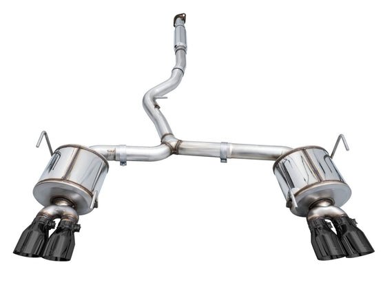 AWE [22 - 26 WRX] Touring Edition Catback Exhaust w/ Diamond Black Tips - JDMuscleCat Back Exhaust Systemawe3015-43979
