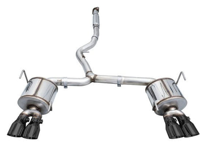 AWE [22 - 26 WRX] Touring Edition Catback Exhaust w/ Diamond Black Tips - JDMuscleCat Back Exhaust Systemawe3015-43979