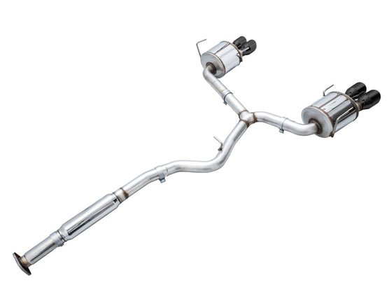 AWE [22 - 26 WRX] Touring Edition Catback Exhaust w/ Diamond Black Tips - JDMuscleCat Back Exhaust Systemawe3015-43979