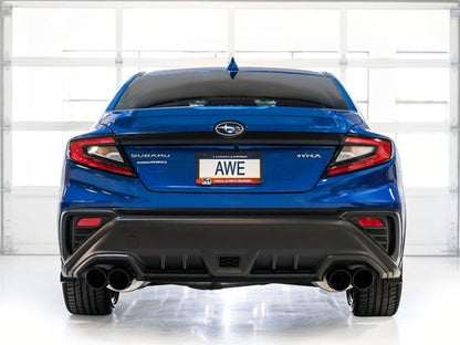 AWE [22 - 26 WRX] Touring Edition Catback Exhaust w/ Diamond Black Tips - JDMuscleCat Back Exhaust Systemawe3015-43979
