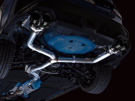AWE [22 - 26 WRX] Track Edition Catback Exhaust w/ Diamond Black Tips | 3020 - 43979 - JDMuscleCat Back Exhaust Systemawe3020-43979