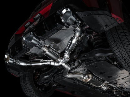 AWE 23 - 24 Toyota GR Corolla Touring Edition Catback Exhaust - Chrome Silver Tips - JDMuscleSPKawe3015-52472