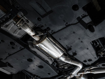 AWE 23 - 24 Toyota GR Corolla Touring Edition Catback Exhaust - Chrome Silver Tips - JDMuscleSPKawe3015-52472