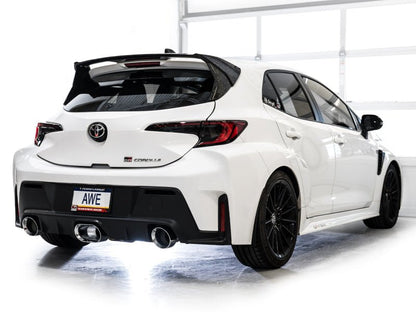 AWE [23 - 26 GR Corolla] Track Edition Catback Exhaust - Chrome Silver Tips - JDMuscleCat Back Exhaust Systemawe3020-52472