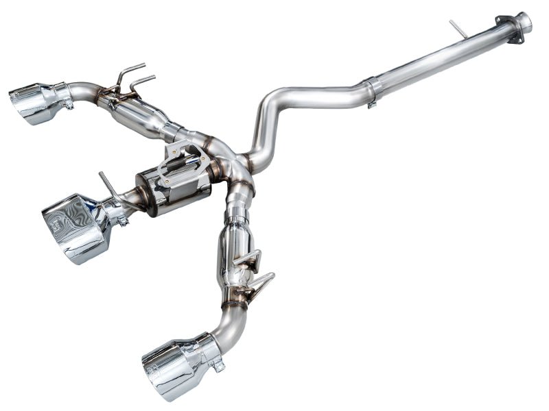 AWE [23 - 26 GR Corolla] Track Edition Catback Exhaust - Chrome Silver Tips - JDMuscleCat Back Exhaust Systemawe3020-52472
