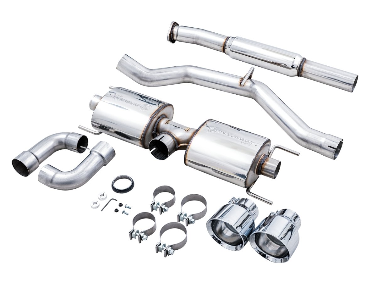 AWE 13-22 BRZ / 17-21 Toyota 86 / 2022 GR86 Touring Edition Catback Exhaust w/ Chrome Silver Tips | 3015-32486