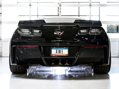 AWE Tuning 14 - 19 Chevy Corvette C7 Z06/ZR1 Touring Edition Axle - Back Exhaust with Black Tips | awe3015 - 43143 - JDMuscleSPK230579