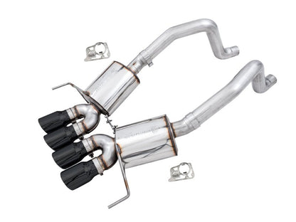 AWE Tuning 14 - 19 Chevy Corvette C7 Z06/ZR1 Touring Edition Axle - Back Exhaust with Black Tips | awe3015 - 43143 - JDMuscleSPK230579