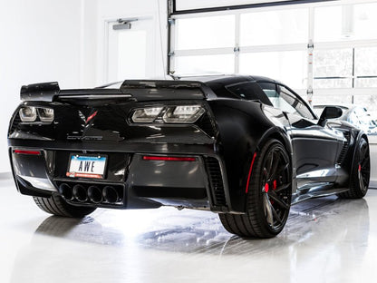AWE Tuning 14 - 19 Chevy Corvette C7 Z06/ZR1 Touring Edition Axle - Back Exhaust with Black Tips | awe3015 - 43143 - JDMuscleSPK230579