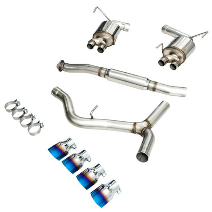AWE Tuning [15-21 WRX] Touring Edition Exhaust - Vapor Blue Quad Tips - JDMuscleExhaustawe3015-49106