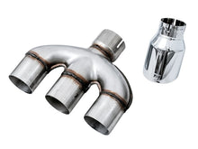 AWE Tuning [17-20 Civic Si] Dual-to-Triple Tip Conversion Kit - Chrome Silver - JDMuscleExhaust Tips and Silencersawe3810-52018