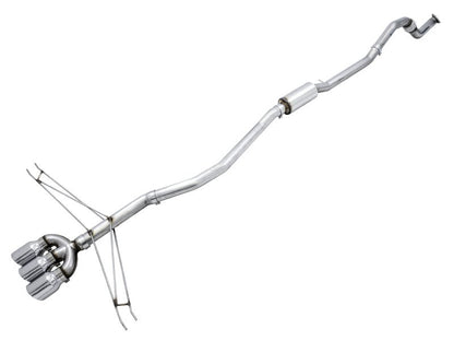 AWE Tuning [17-20 Civic Si] Track Edition Exhaust with Front Pipe and Triple Tips - Chrome Silver - JDMuscleCat Back Exhaust Systemawe3020-52008