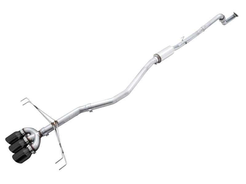 AWE Tuning [17-21 Civic Type R] Track Edition Exhaust with Front Pipe - Triple Diamond Black Tips - JDMuscleCat Back Exhaust Systemawe3020-53002