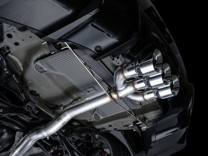 AWE Tuning 2024 Acura Integra Type S DE5 FWD Track Edition Exhaust with Triple Chrome Silver Tips - JDMuscleSPK750267