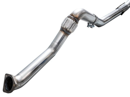 AWE Tuning 2024 Acura Integra Type S DE5 FWD Track Edition Exhaust with Triple Chrome Silver Tips - JDMuscleSPK750267