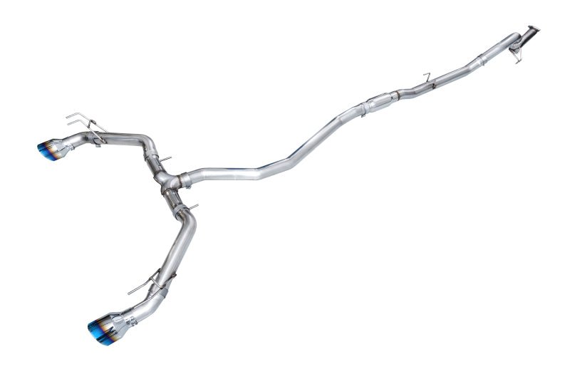 AWE Tuning [22-26 Civic Si / 23-26 Integra] Track Edition Dual Exhaust - Vapor Blue Tips, Part AWE3020-39331 - JDMuscleTurbo Back Exhaustsawe3020-39331