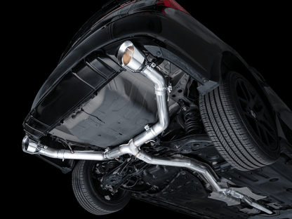 AWE Tuning [22-26 Civic Si/23-26 Integra] Track Edition Cat-Back Exhaust - 5-inch Chrome Silver Tips - JDMuscleCat Back Exhaust Systemawe3020-32331