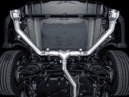 AWE Tuning [22-26 Civic Si/23-26 Integra] Track Edition Cat-Back Exhaust - 5-inch Chrome Silver Tips - JDMuscleCat Back Exhaust Systemawe3020-32331
