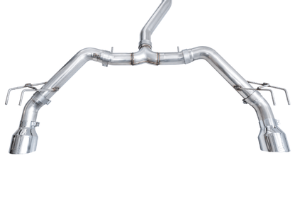 AWE Tuning [22-26 Civic Si/23-26 Integra] Track Edition Cat-Back Exhaust - 5-inch Chrome Silver Tips - JDMuscleCat Back Exhaust Systemawe3020-32331