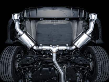 AWE Tuning [22-26 Civic Si/Integra] Touring Edition Catback Exhaust - Dual Chrome Silver Tips - JDMuscleCat Back Exhaust Systemawe3015-32331