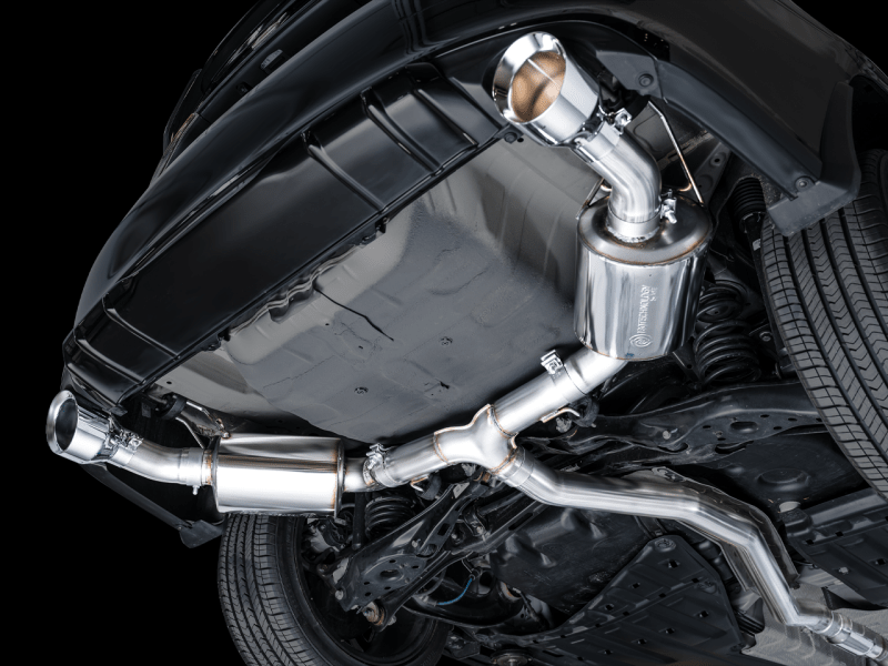 AWE Tuning [22-26 Civic Si/Integra] Touring Edition Catback Exhaust - Dual Chrome Silver Tips - JDMuscleCat Back Exhaust Systemawe3015-32331