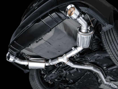 AWE Tuning [22-26 Civic Si/Integra] Touring Edition Catback Exhaust - Dual Chrome Silver Tips - JDMuscleCat Back Exhaust Systemawe3015-32331