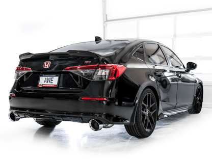AWE Tuning [22-26 Civic Si/Integra] Touring Edition Catback Exhaust - Dual Chrome Silver Tips - JDMuscleCat Back Exhaust Systemawe3015-32331