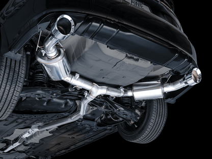 AWE Tuning [22-26 Civic Si/Integra] Touring Edition Catback Exhaust - Dual Chrome Silver Tips - JDMuscleCat Back Exhaust Systemawe3015-32331
