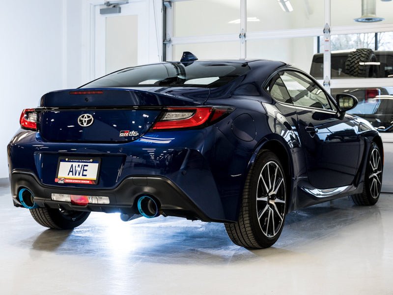 AWE Tuning [22-26 GR86] Touring Edition Cat-Back Exhaust - 5-inch Vapor Blue Tips - JDMuscleCat Back Exhaust Systemawe3015-39486