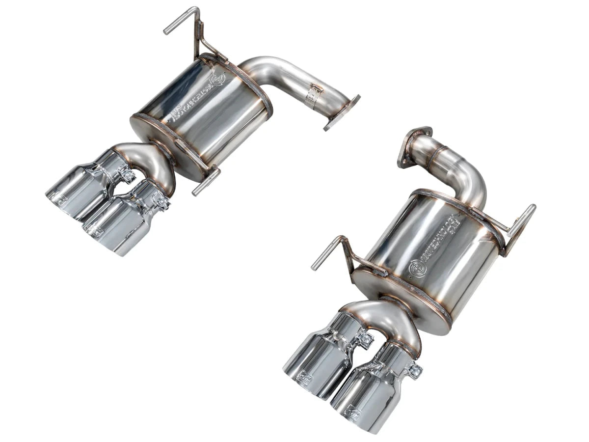 AWE Tuning [22 - 26 WRX] Touring Edition Axleback Exhaust - Chrome Silver Tips | 3015 - 42424 - JDMuscleAxle Back Exhaustsawe3015-42424