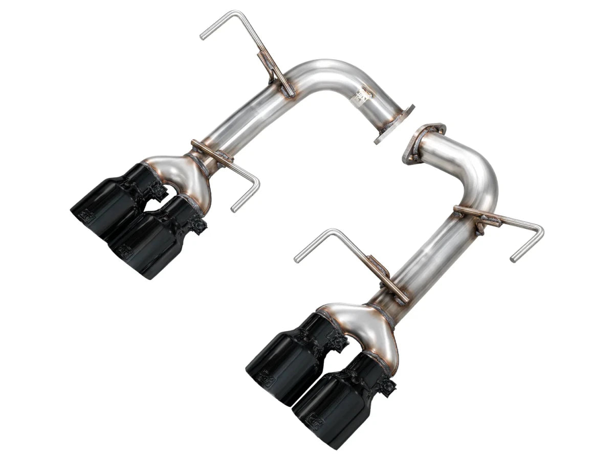 AWE Tuning [22 - 26 WRX] Track Edition Axleback Exhaust - Diamond Black Tips | 3020 - 43424 - JDMuscleAxle Back Exhaustsawe3020-43424