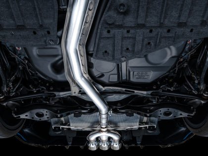 AWE Tuning [23 - 25 Civic Type R FL5] Track Edition Exhaust w/ Triple Chrome Silver Tips | 3020 - 52287 - JDMuscleCat Back Exhaust Systemawe3020-52287