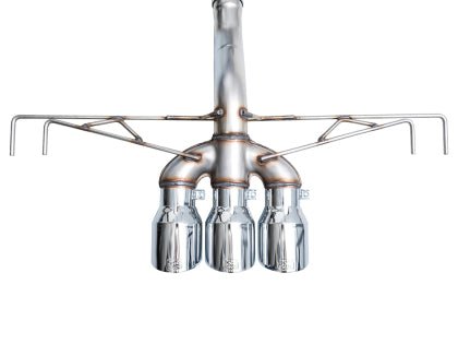 AWE Tuning [23 - 25 Civic Type R FL5] Track Edition Exhaust w/ Triple Chrome Silver Tips | 3020 - 52287 - JDMuscleCat Back Exhaust Systemawe3020-52287