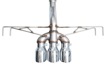 AWE Tuning [23 - 25 Civic Type R FL5] Track Edition Exhaust w/ Triple Chrome Silver Tips | 3020 - 52287 - JDMuscleCat Back Exhaust Systemawe3020-52287