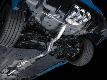 AWE Tuning [23 - 25 Civic Type R FL5] Track Edition Exhaust w/ Triple Chrome Silver Tips | 3020 - 52287 - JDMuscleCat Back Exhaust Systemawe3020-52287