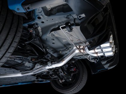 AWE Tuning [23 - 25 Civic Type R FL5] Track Edition Exhaust w/ Triple Chrome Silver Tips | 3020 - 52287 - JDMuscleCat Back Exhaust Systemawe3020-52287