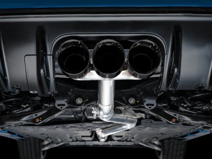 AWE Tuning [23 - 25 Civic Type R FL5] Track Edition Exhaust w/ Triple Diamond Black Tips | 3020 - 53287 - JDMuscleCat Back Exhaust Systemawe3020-53287