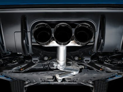 AWE Tuning [23 - 25 Civic Type R FL5] Track Edition Exhaust w/ Triple Diamond Black Tips | 3020 - 53287 - JDMuscleCat Back Exhaust Systemawe3020-53287