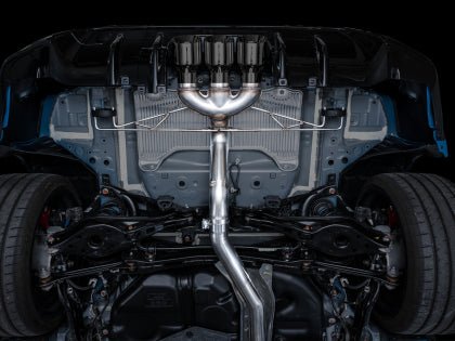 AWE Tuning [23 - 25 Civic Type R FL5] Track Edition Exhaust w/ Triple Diamond Black Tips | 3020 - 53287 - JDMuscleCat Back Exhaust Systemawe3020-53287