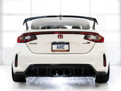 AWE Tuning [23 - 25 Civic Type R FL5] Track Edition Exhaust w/ Triple Diamond Black Tips | 3020 - 53287 - JDMuscleCat Back Exhaust Systemawe3020-53287