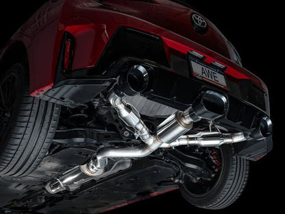 AWE Tuning 23 - 26 Toyota GR Corolla Touring Edition Exhaust - Diamond Black Tips | 3015 - 53472 - JDMuscleCat Back Exhaust Systemawe3015-53472