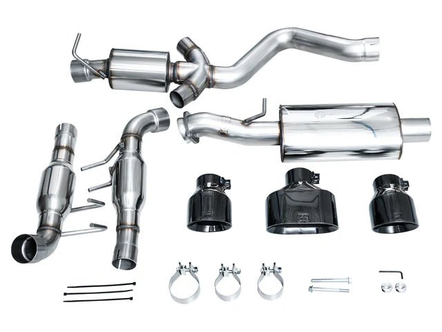 AWE Tuning 23 - 26 Toyota GR Corolla Touring Edition Exhaust - Diamond Black Tips | 3015 - 53472 - JDMuscleCat Back Exhaust Systemawe3015-53472