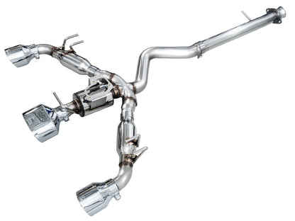 AWE Tuning 23 - 26 Toyota GR Corolla Track Edition Exhaust - Diamond Black Tips - JDMuscleCat Back Exhaust Systemawe3020-53472